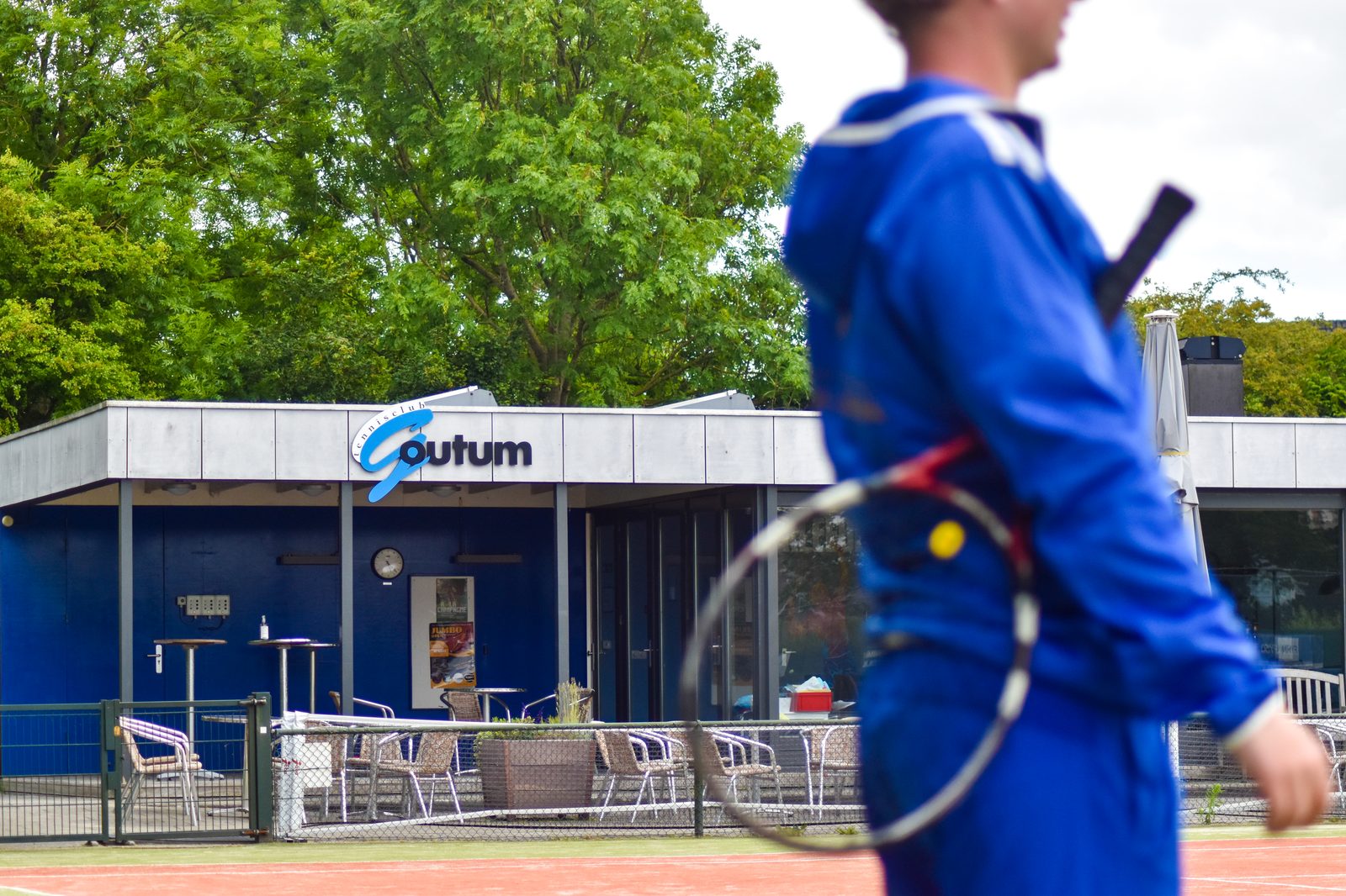 Tennisbanen bij T.C. Goutum